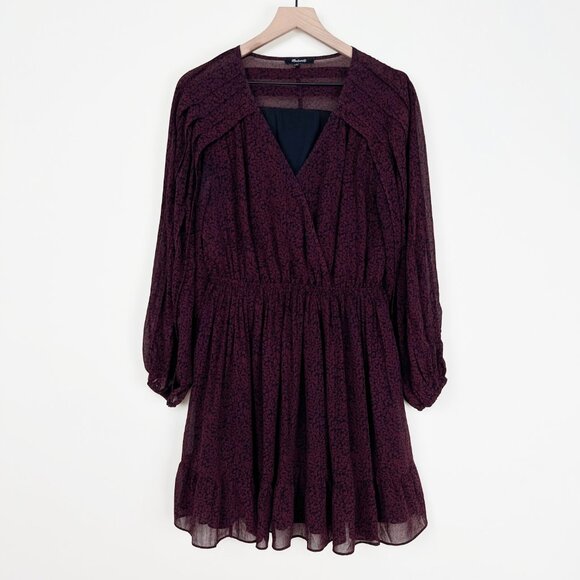Madewell Burgundy Mini Dress - Picture 5 of 10